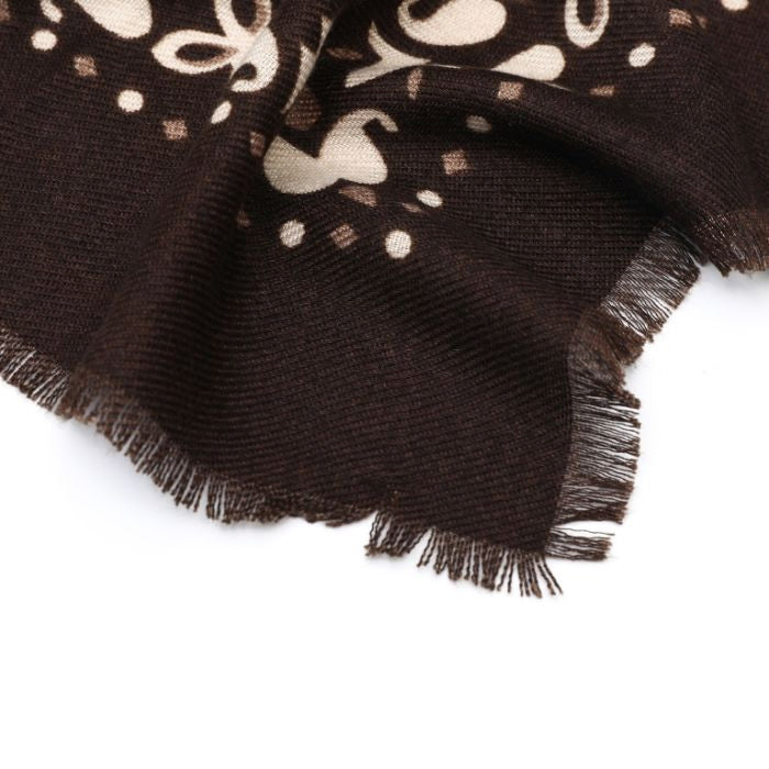 Paisley sjaal bruin