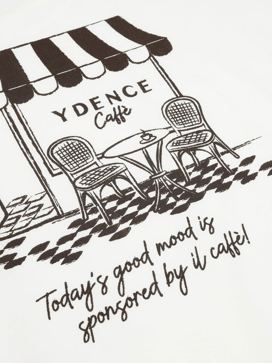 T-shirt ydence cafe off white