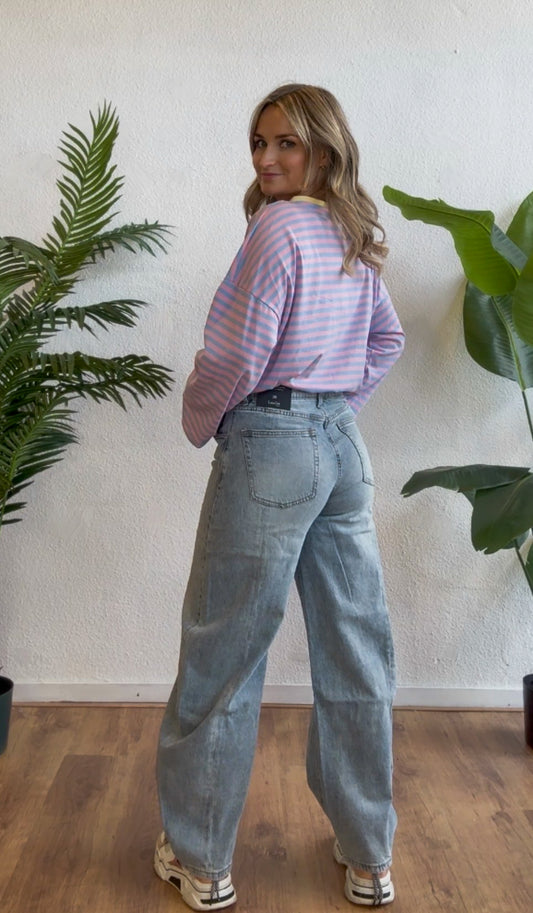 Barrel jeans medium retro