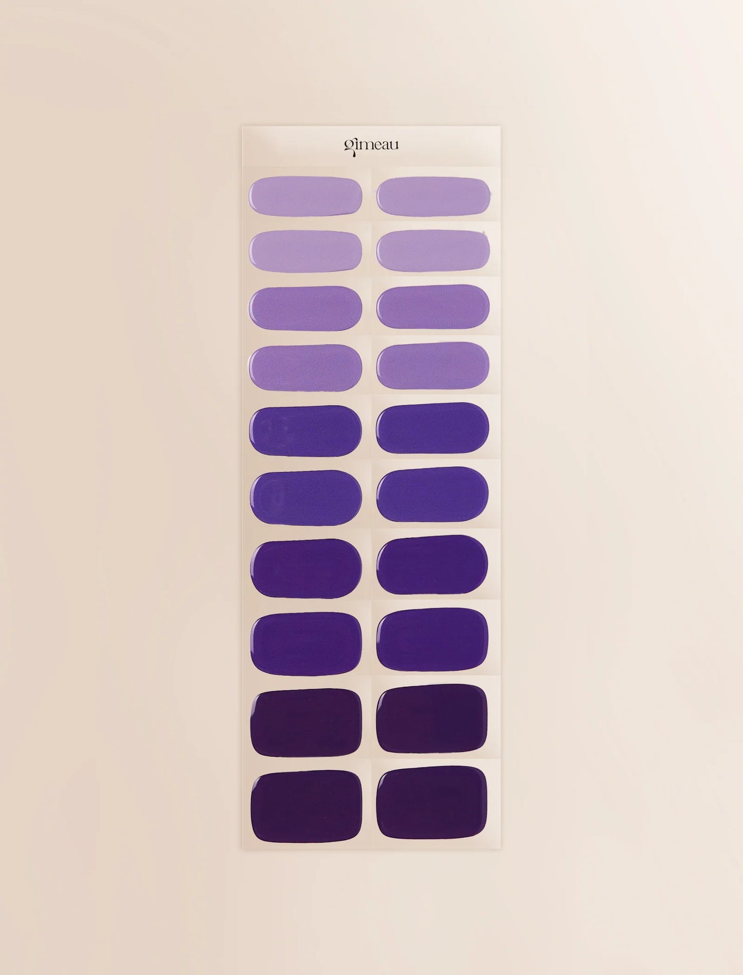 Gel nailart stickers purple rain
