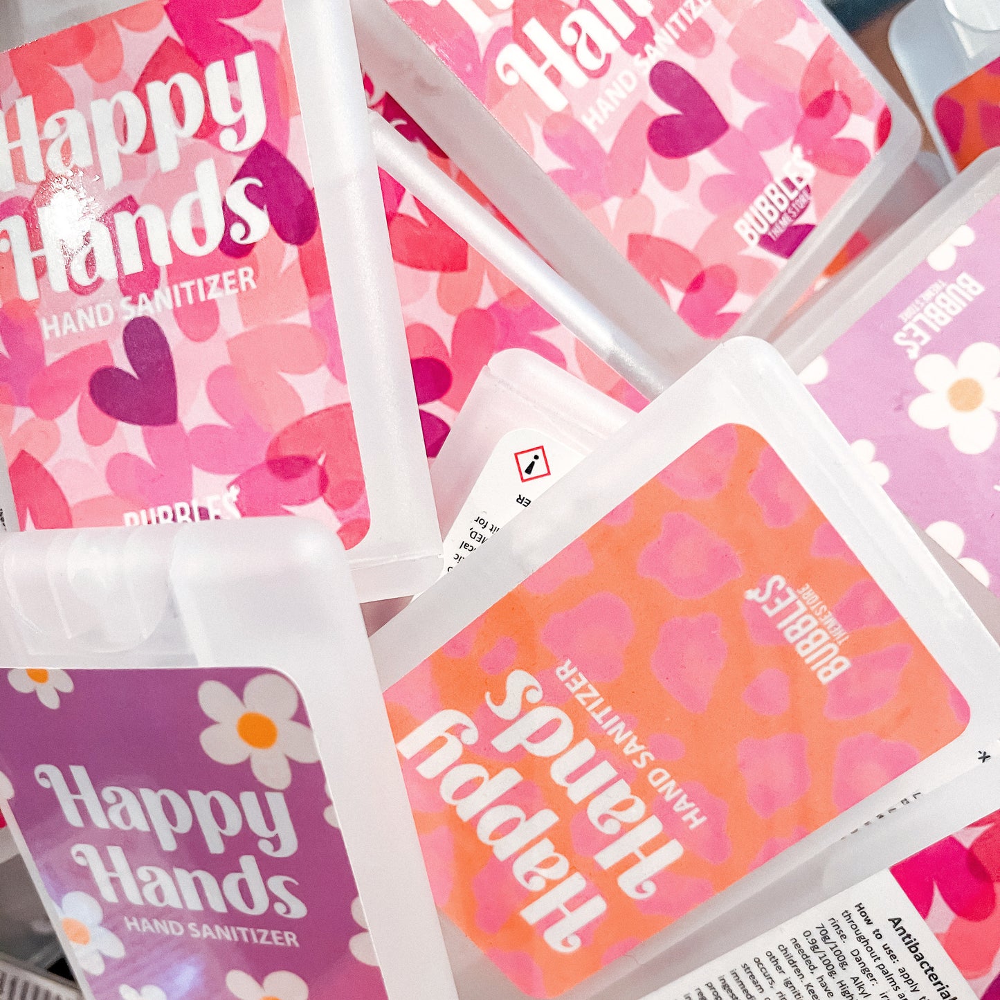 Happy hands desinfectie spray Pink Leopard