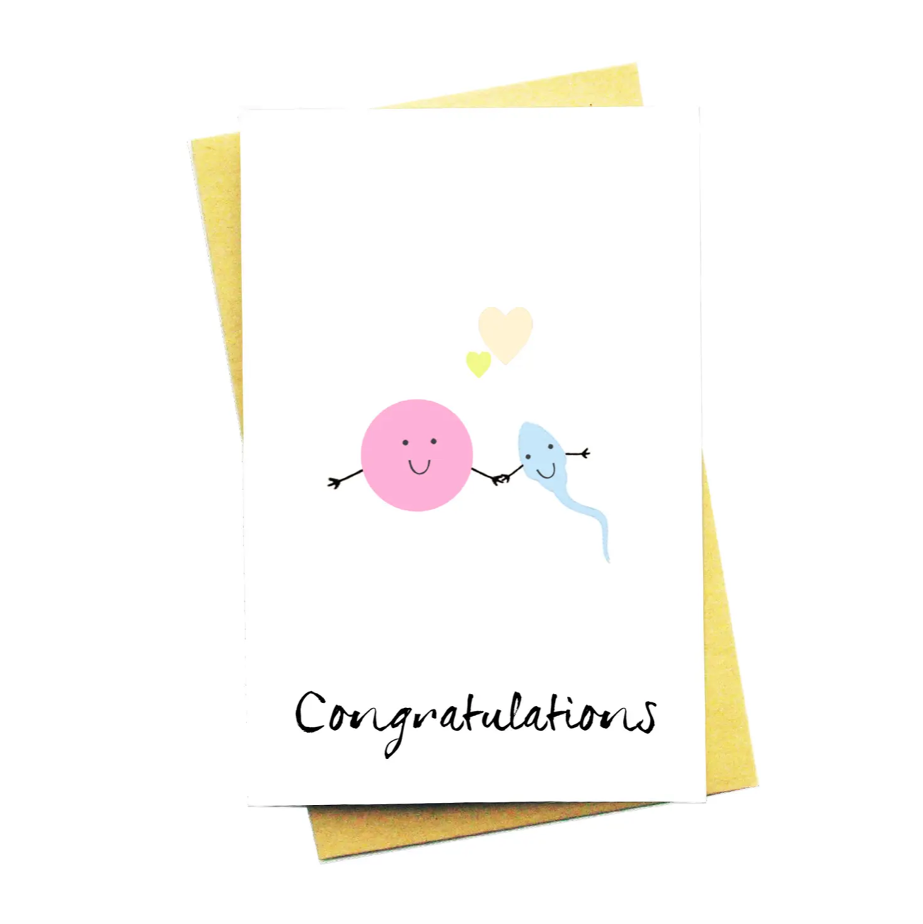 Congratulations, sperm and egg kaart