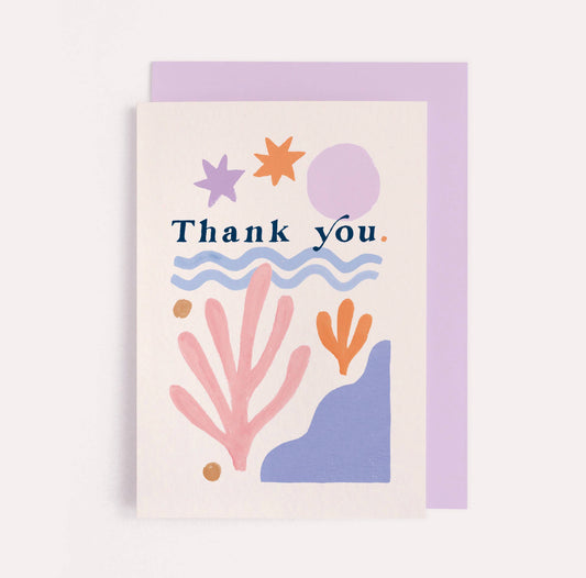 Thank you card shapes