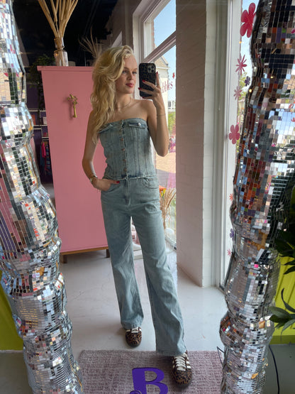 Denim jumpsuit