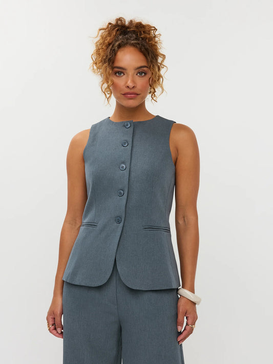 Gilet Mellie denim blue