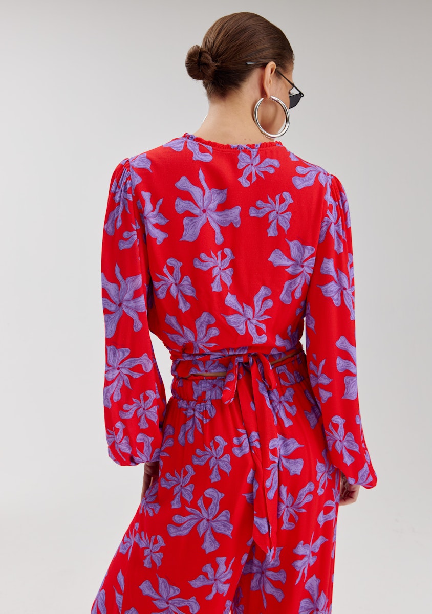 Flora longsleeve wild rose