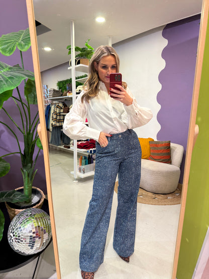 Rain pants denim dark blue