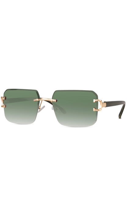 Zonnebril given green 9329