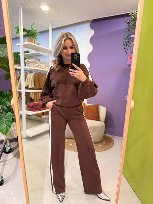 Marien pants mocha brown