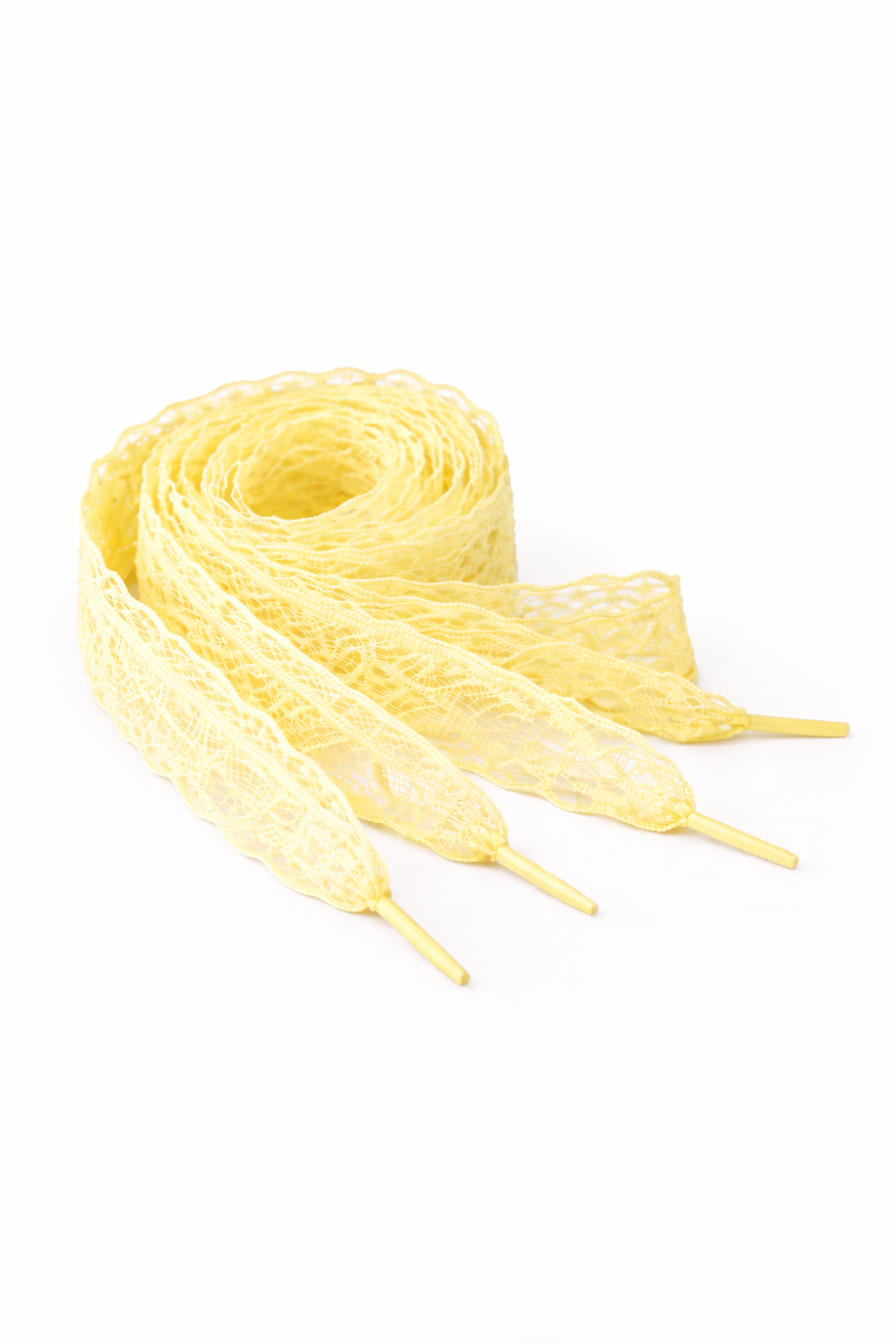 Kanten veters geel