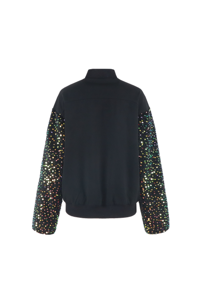 Solenne jacket glitter sleeve