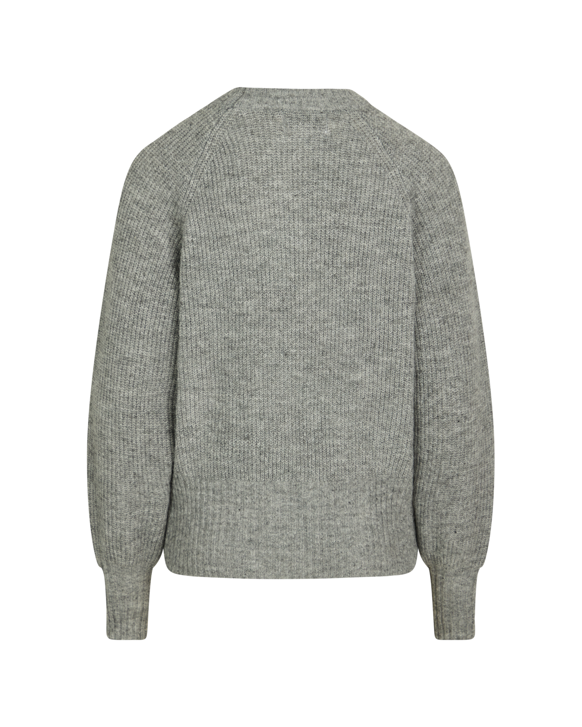 Grey melange knit