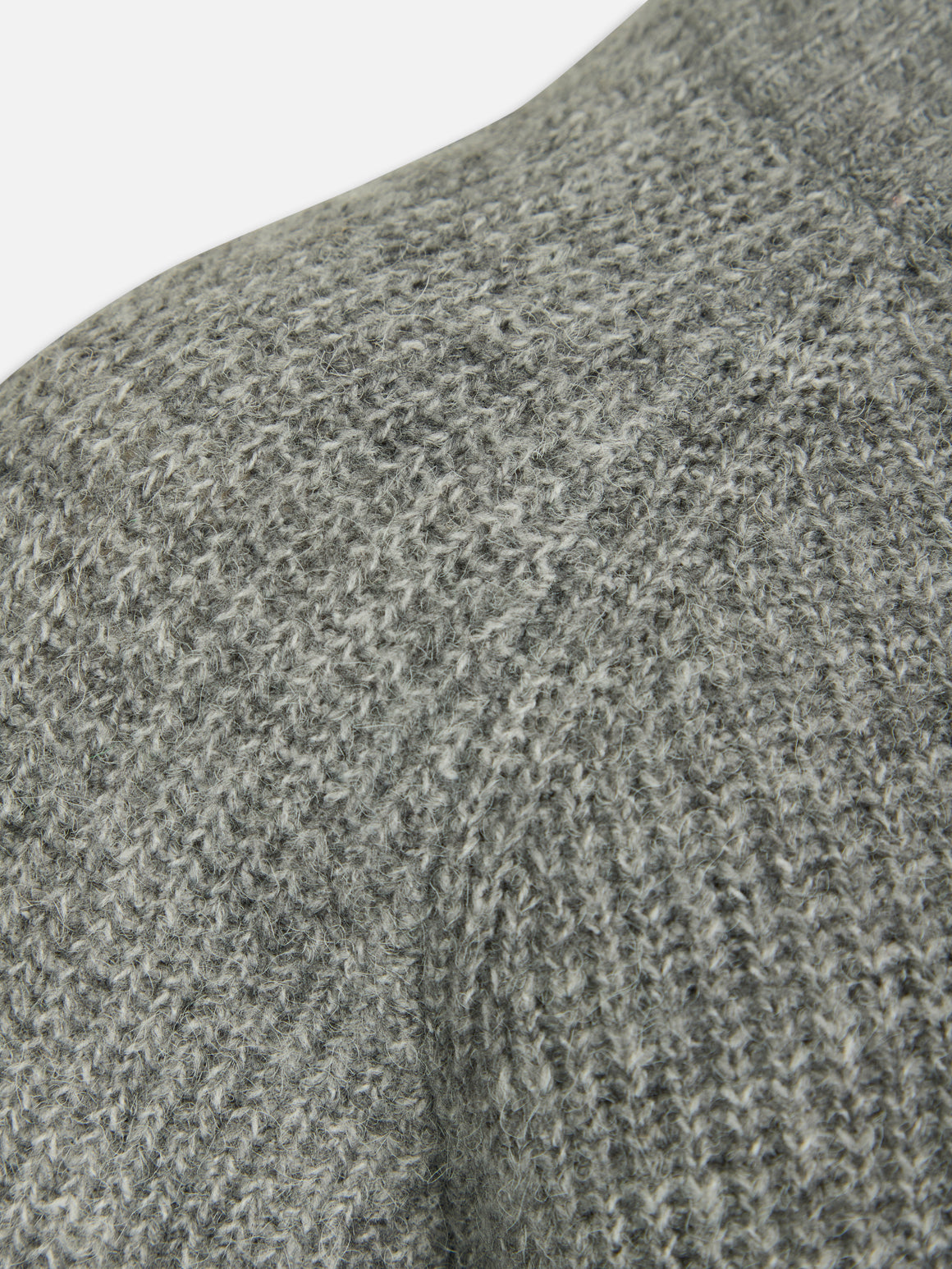 Grey melange knit
