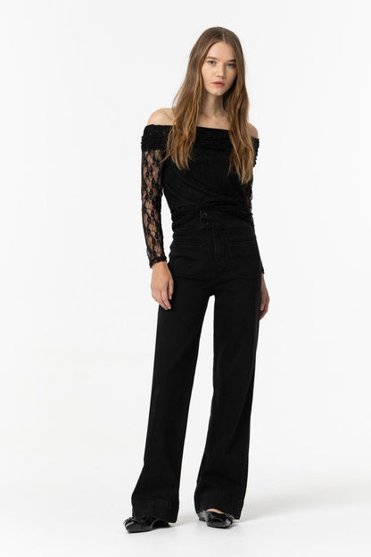 High wasted jeans Olivia black