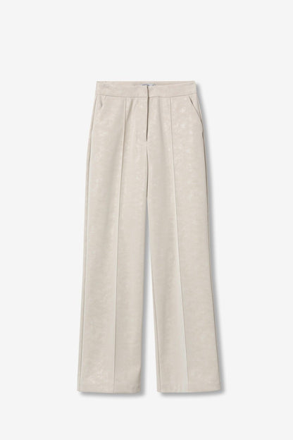 Faux Leather Broek met Hoge Taille
