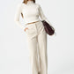 Faux Leather Broek met Hoge Taille