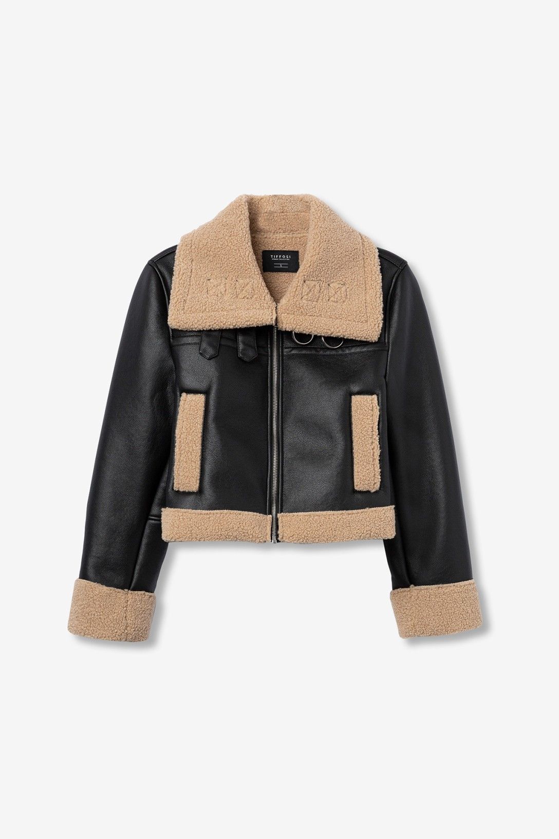 faux leather jacket