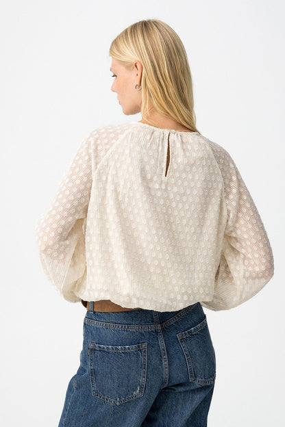 Blouse met stip patroon