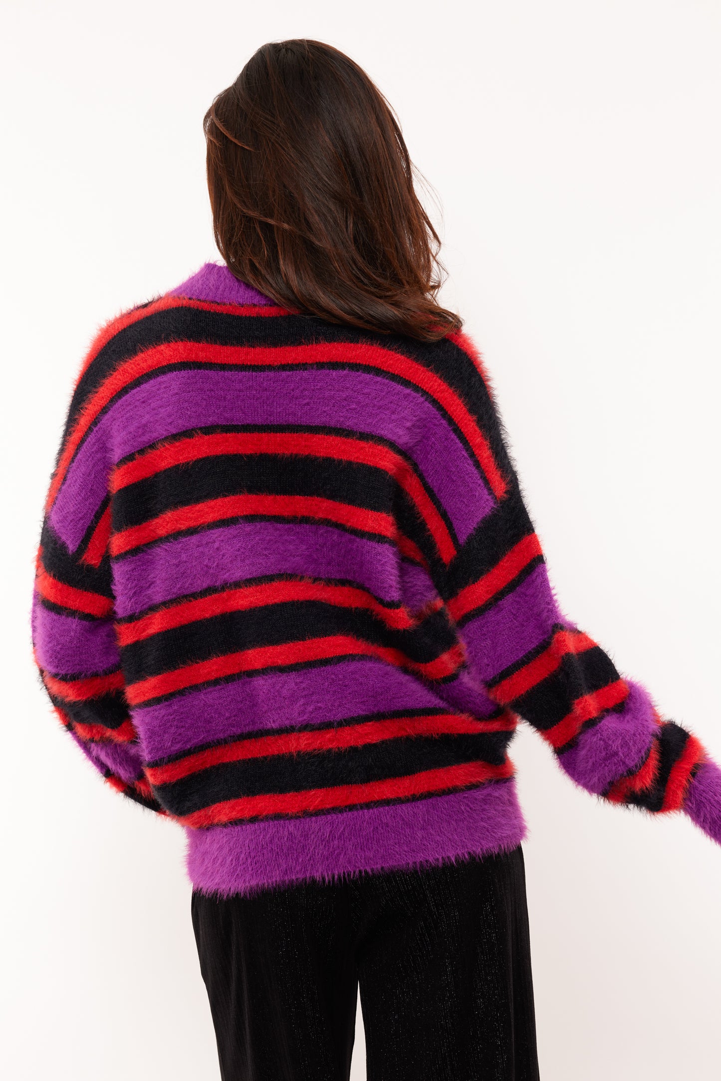 Samla knit sweater paars