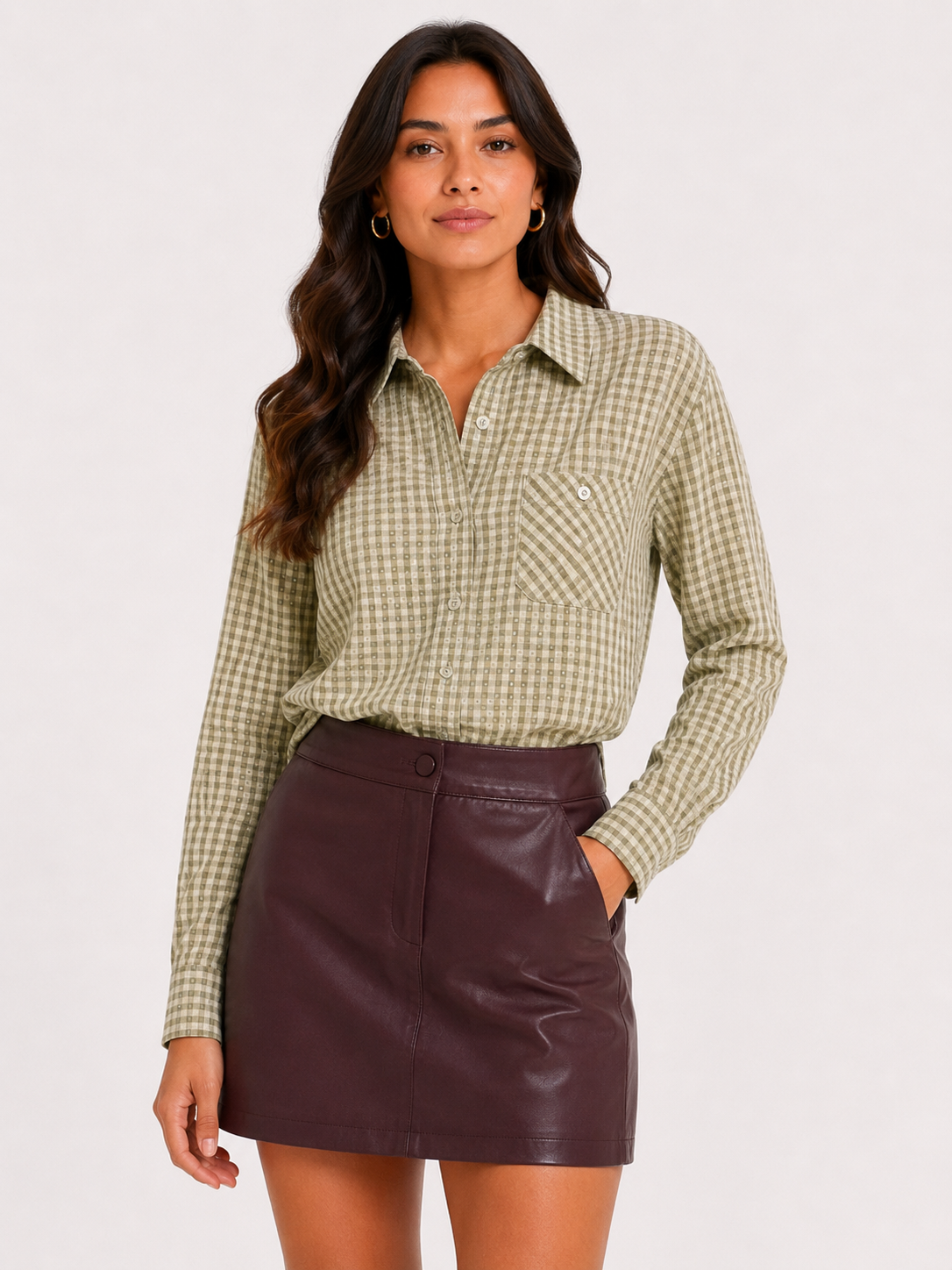 Benja blouse fern green