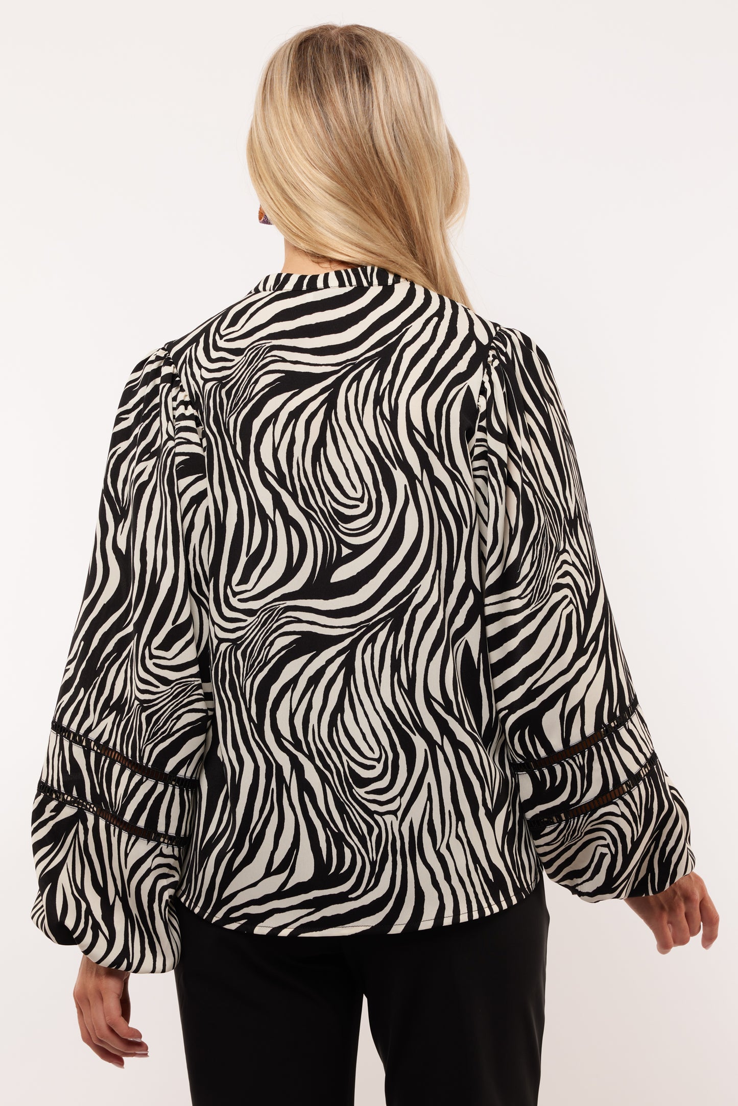 Taylor blouse zebra