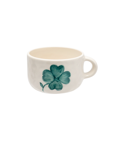 Shamrock cuppucino mug