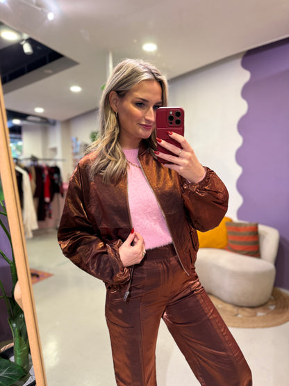 Thirza jacket rum raisan