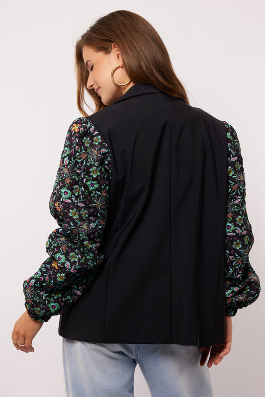 Myrha Blazer black/marine blue