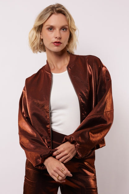 Thirza jacket rum raisan