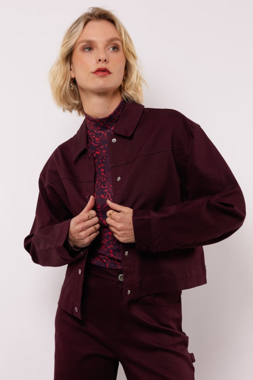 Mascha jacket wine red