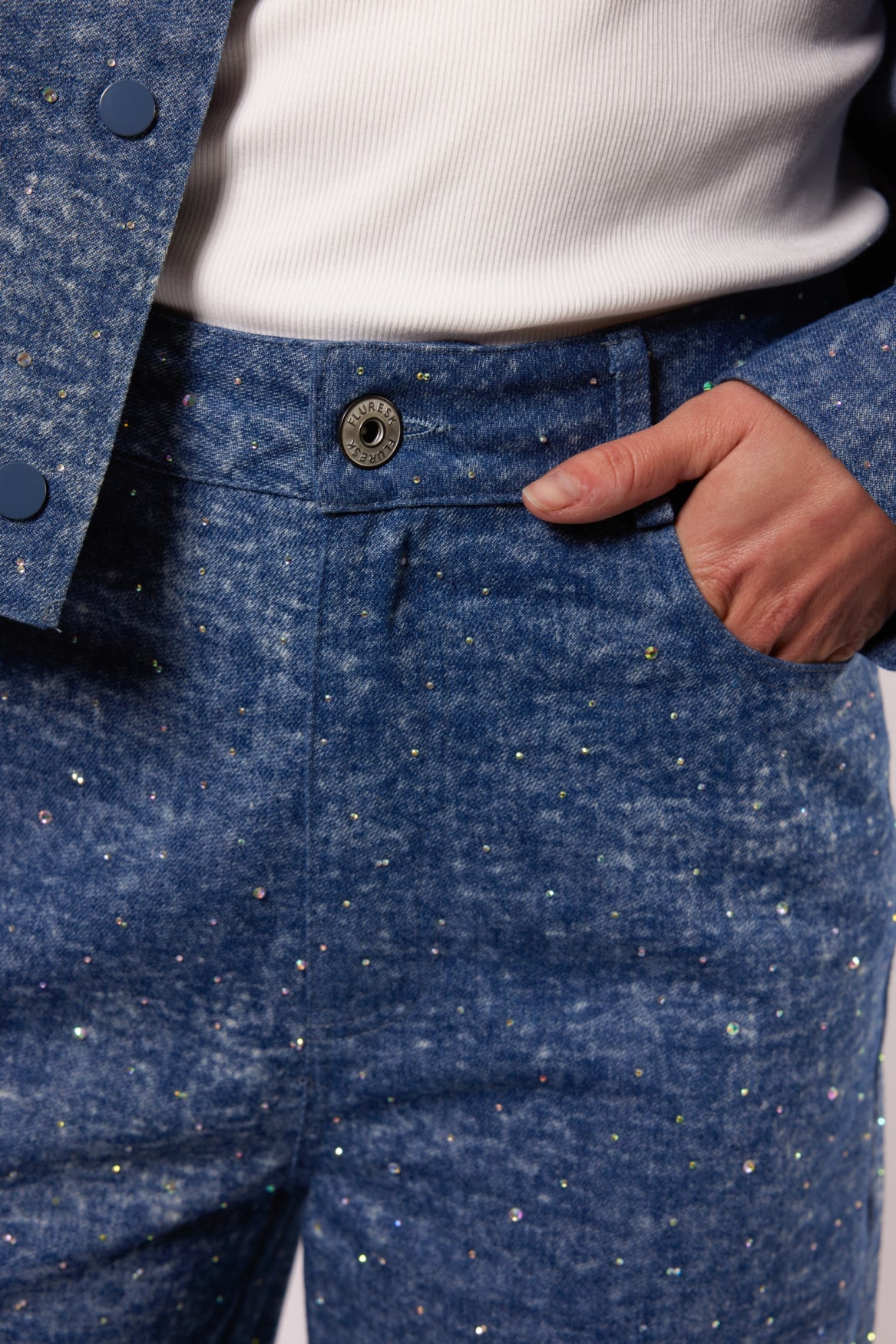 Rain pants denim dark blue