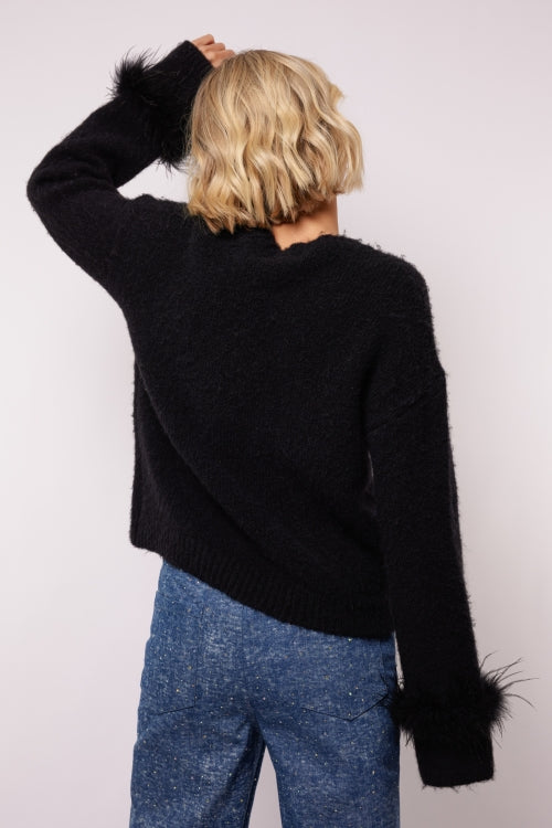 Rielle knit sweater black