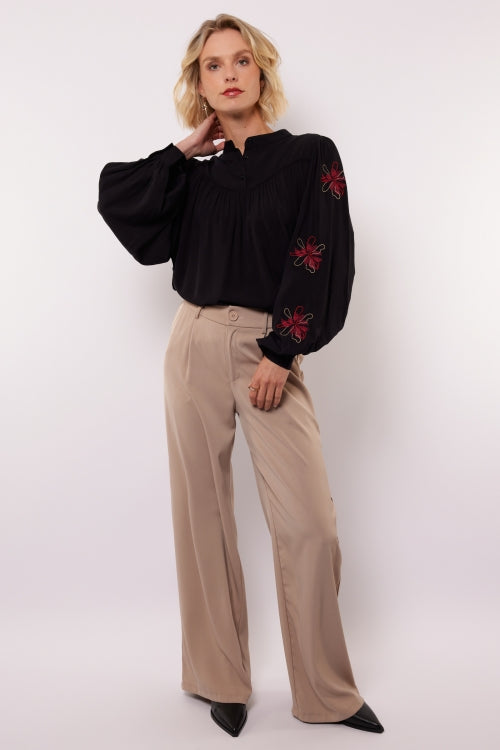 Zaira pants warm taupe