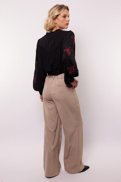 Zaira pants warm taupe