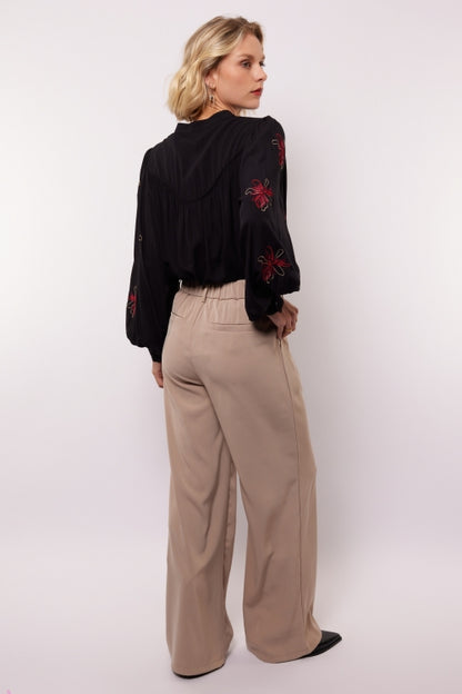 Zaira pants warm taupe