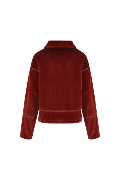 Joey coat wine red