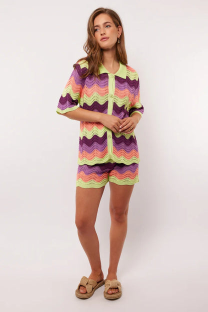 Rihanna shorts retro