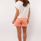 Keshia shorts flower peach