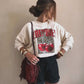 Witte sweater cherry