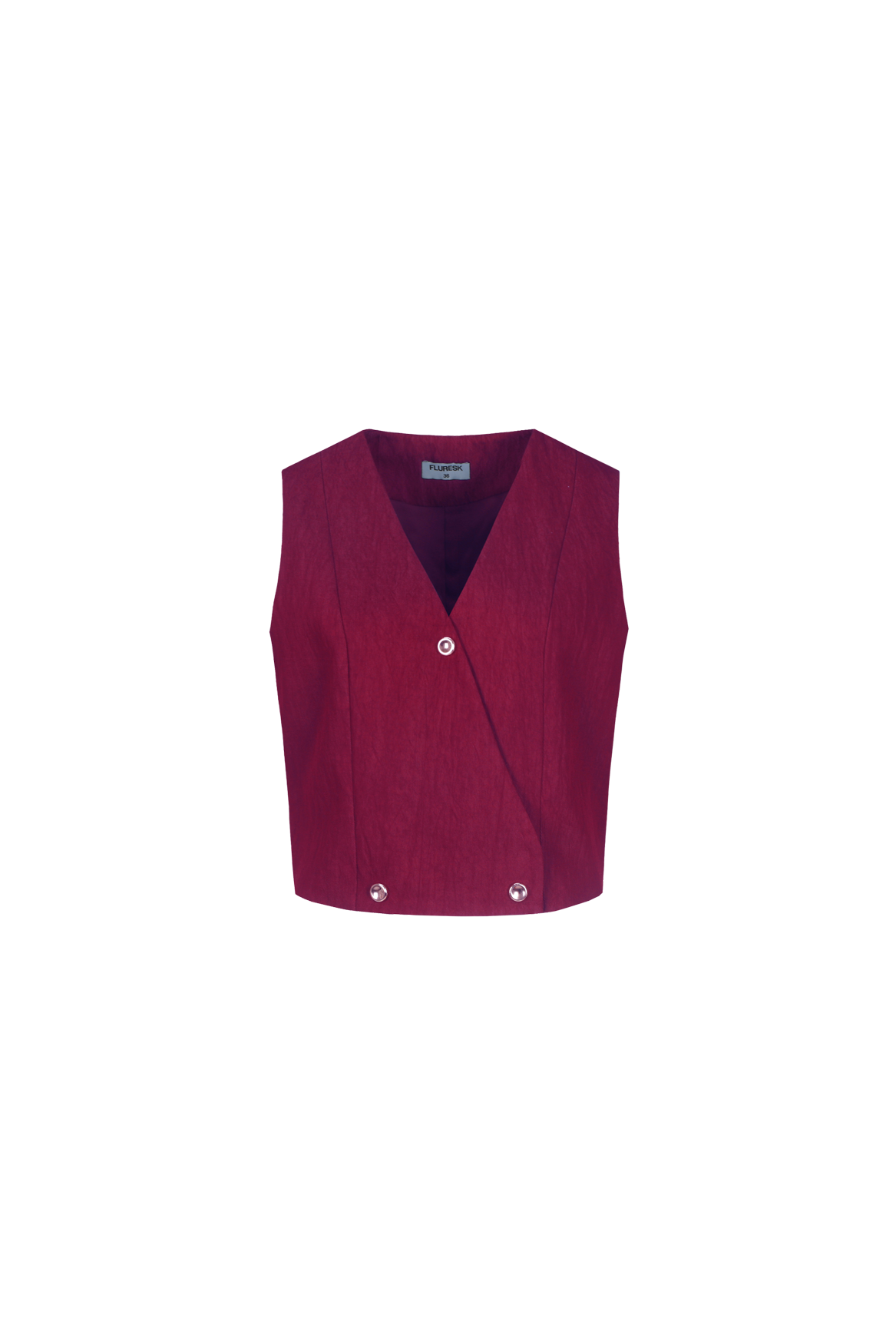 Neva gilet beaujolais red