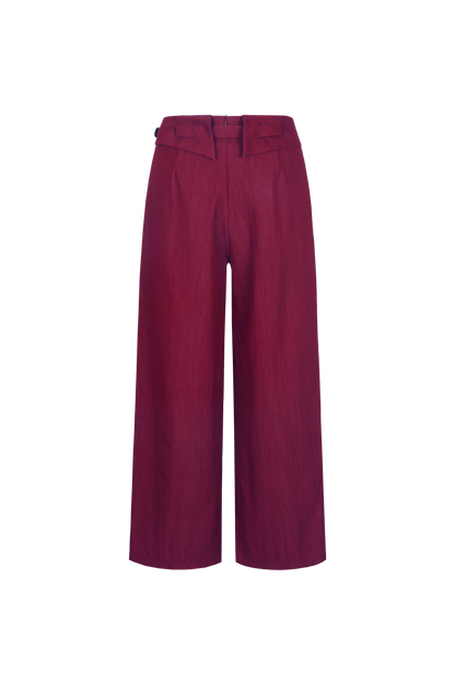 Zumra pants beaujolais red