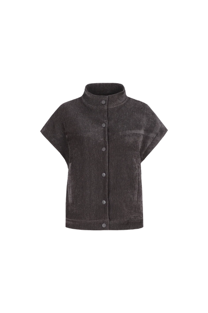 Brooke gilet muted gray