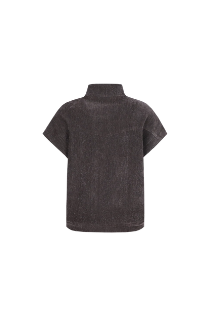 Brooke gilet muted gray