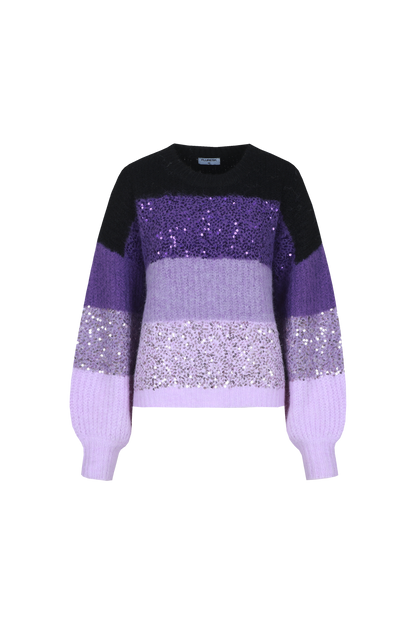 Livia knit sweater paars