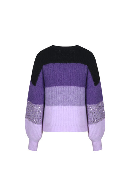 Livia knit sweater paars