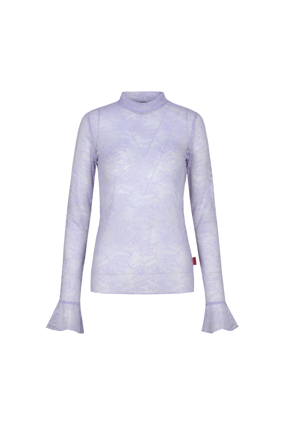Haily top purple rose