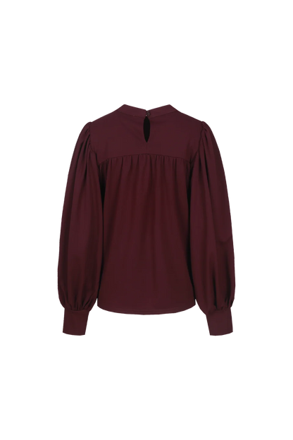 Caro top dusky maroon