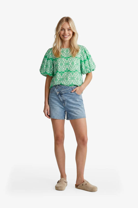 Gwenn short denim mid blue