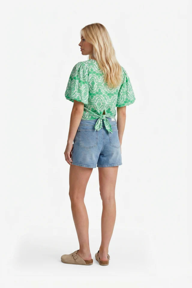 Gwenn short denim mid blue