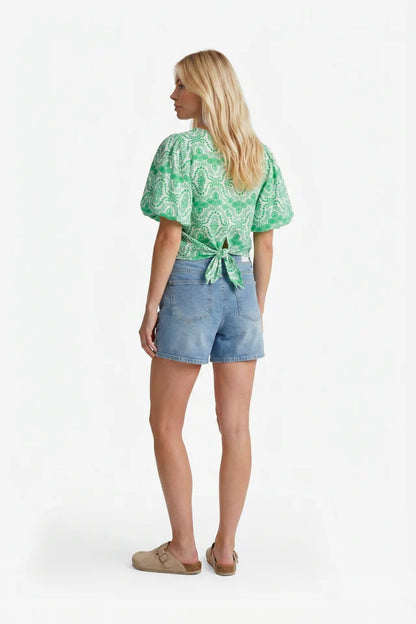 Gwenn short denim mid blue